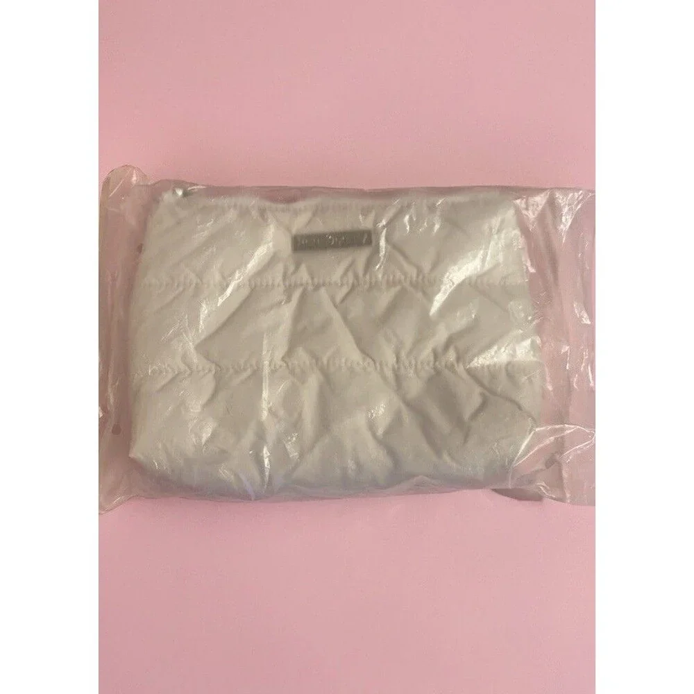Rare Beauty by Selena Gomez Puffy Make Up Quilted Bag New